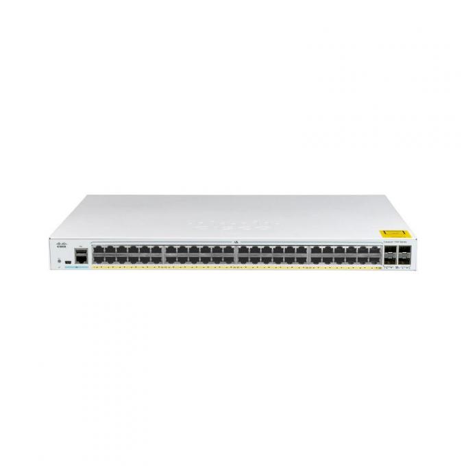 C1000-48P-4G-L Cisco Catalyst 1000 Series Switches 48x 10/100/1000 Ethernet PoE+ i 370W PoE budżetowe porty, 4x 1G SFP uplinks 0