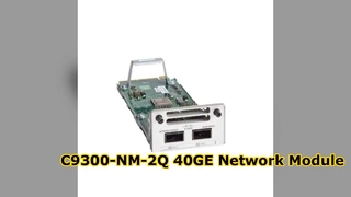 C9300-NM-2Q Moduł sieciowy 40GE, 2-portowy szybki moduł rozszerzający QSFP+ dla Catalyst 9300 Series S
