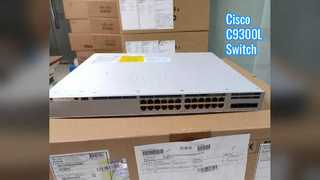 Przełącznik Cisco C9300L-24T-4G-E 9300, 24x1G miedziany/4x1G SFP/tylko dane