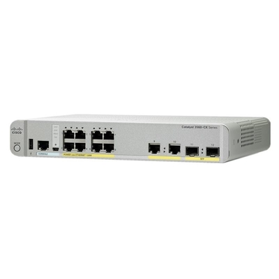 WS-C3560CX-8PC-S Catalyst Kompaktowy przełącznik Ethernet IP Base 176 Gbit Poe