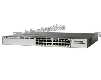Przełącznik sieciowy Cisco WS-C3750X-24P-S Oszczędność energii 1000 Mb / s / 1 Gb / s