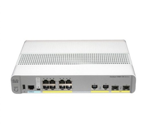 WS-C3560CX-8TC-S 8-port Compact Switch Layer 3 - 8 X 10/100/1000 Ethernet Ports 2 SFP&amp;2GE Uplinks- Data IP Base