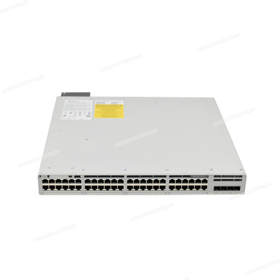 Gotowy do wysyłki C9300L-48P-4G-A 24 port 10 gigabitowy przełącznik ethernet 48-port stałe linki górne