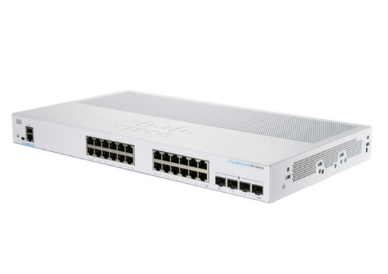 CBS350-24P-4X Cisco Business 350 Switch 24 10/100/1000 Porty PoE+ Z budżetem mocy 195W 4 10 Gigabit SFP