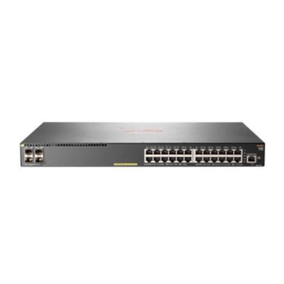 JL255A, przełącznik Aruba 2930F, budżet 24xGE PoE+/4xSFP+/370W PoE
