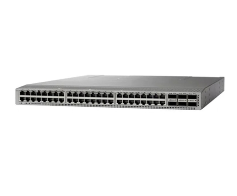 N9K-C93108TC-EX  Cisco Nexus 93108TC-EX, Nexus 9K, 48 portów 10GT, 6 portów 100G QSFP28, Części zamienne (bez zestawu akcesoriów, zasilacza i wentylatora)