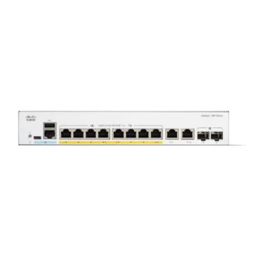 C1300-8FP-2G Cisco Switches  Catalyst 1300 8-port GE, Full PoE, 2x1G Combo