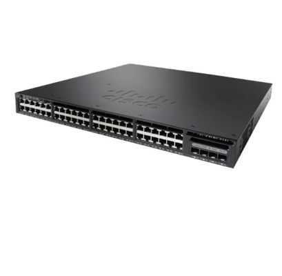 WS-C3650-48FS-S Cisco Catalyst 3650 48 * 10/100/1000 portów Ethernet - Full PoE - 4 x 1G Uplink - przełączanie warstwy 3 - IP Base - zarządzalny