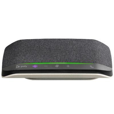 HP Poly Sync 10-M – Zestaw głośnomówiący – przewodowy – USB-A, USB-C – srebrny – Certyfikat dla Microsoft Teams