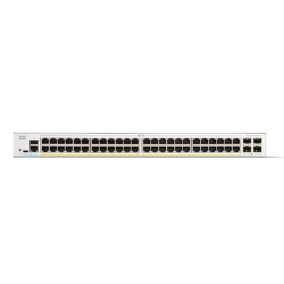 C1300-48P-4G, Przełącznik Cisco C1300, 48x PoE+ 370W/4x SFP/montaż w stojaku