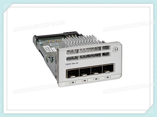 C9200-NM-4G, moduł sieciowy Cisco Catalyst 9200, porty 4x1GE, moduł wtykowy, nie wymaga wentylatora