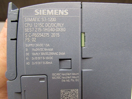 Moduł Siemens 6ES7 215-1AG40-0XB0 Nowość w oryginalnym opakowaniu Dostawa tego produktu wynosi 2-3 tygodnie