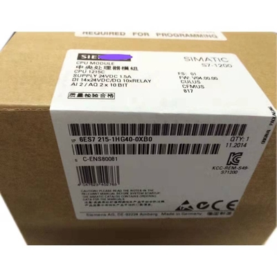 6ES7214-1HG40-0XB0 Moduł CPU SIMATIC S7-1200 Nowy w pudełku z roczną gwarancją DHL lub FedEx