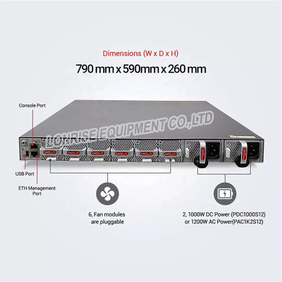 CE6820-48S6CQ-B Huawei CloudEngine 6800 Data Center Switches jest zaawansowanym rozwiązaniem sieciowym zaprojektowanym do łączności 10G/100G o wysokiej gęstości