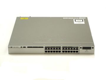 WS-C3850-24T-S Cisco Switch 3850 Catalyst 24 Port Data IP Base 10/100/1000Mbps Stackable 24 10/100/1000 Ethernet porty z zasilanie 350WAC
