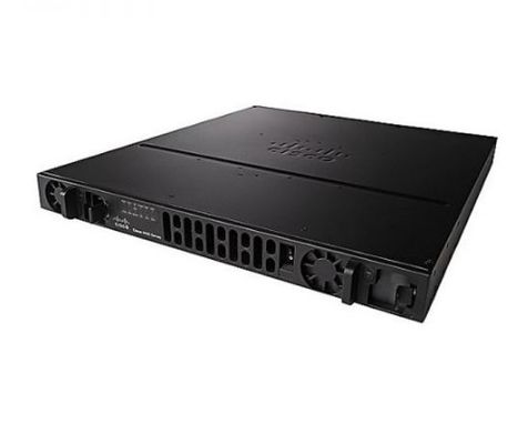 ISR4431/K9, 500Mbps-1Gbps system throughput, 4 WAN/LAN ports, 4 SFP ports, multi-Core CPU, Dual-power, Security