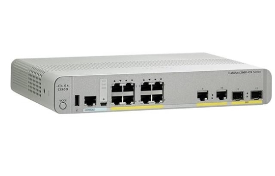 WS-C2960CX-8TC-L 8 Gigabit Ethernet Porty 2 1G SFP i 2 1G Miedziane podłącza wzmocnione Limited