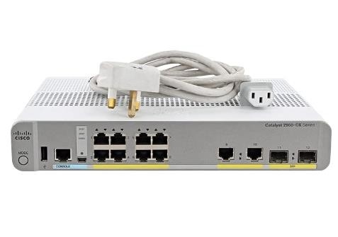 WS-C2960CX-8TC-L 8 Gigabit Ethernet Porty 2 1G SFP i 2 1G Miedziane podłącza wzmocnione Limited