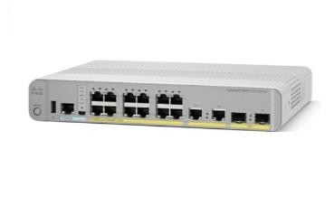 WS-C3560CX-12PC-S 12-port Compact Switch Layer 3 POE- 12 X 10/100/1000 Ethernet Ports 2 SFP&amp;2GE Uplinks- Data IP Base