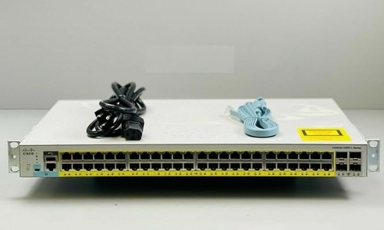 WS-C2960L-48PQ-LL Cisco Catalyst 2960L Przełącznik 48 Port GigE PoE+ 4x10G SFP+ Lan Lite