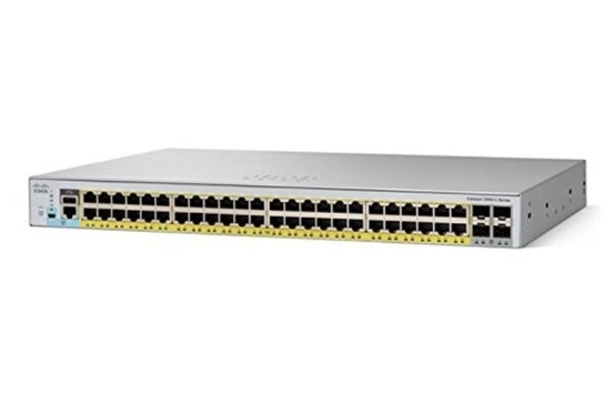 WS-C2960L-48PQ-LL Cisco Catalyst 2960L Przełącznik 48 Port GigE PoE+ 4x10G SFP+ Lan Lite