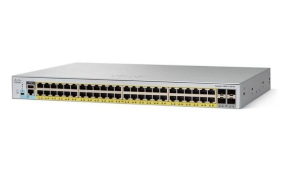 WS-C2960L-48PS-LL Katalizator 2960-L Przełącznik 48 portów GigE z PoE 4 X 1G SFP LAN Lite (Asia Pacific Part Number: WS-C2960)