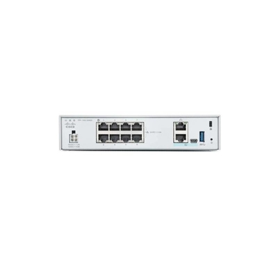 FPR1010-NGFW-K9 Cisco Secure Firewall Firepower 1010 Aplikacja z oprogramowaniem FTD, portami 8-Gigabit Ethernet (GbE)