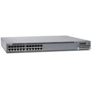 EX3400-24T EX3400 24-port 10/100/1000BaseT 4 X 1/10G SFP/SFP+ 2 X 40G QSFP+ Redundant Fans Front-To-Back Airflow