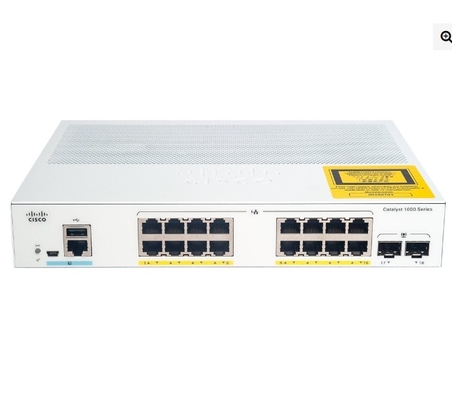 C1000-16T-2G-L Cisco Catalyst 1000 Switch 16x 10/100/1000 Ethernet Porty 2x 1G SFP Uplinks
