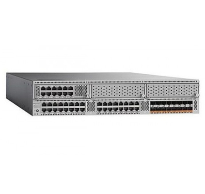 N5K-C5596T-FA - Cisco Nexus 5000 Series Switch Nexus 5596T Podwozie 2RU Z 2PS/4Fans 32x10GT/16xSFP+ Stałe porty N5K-C5596T-FA