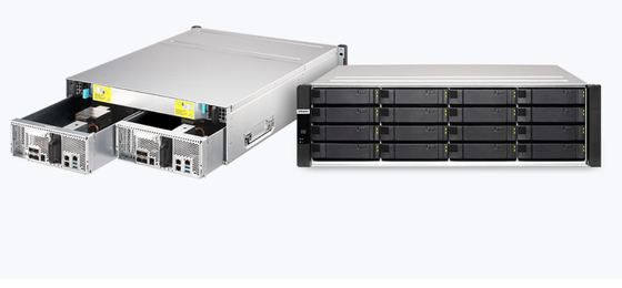QNAP ES1686dc serwer rack Enterprise ZFS NAS wyposażony w procesory Intel® Xeon® D