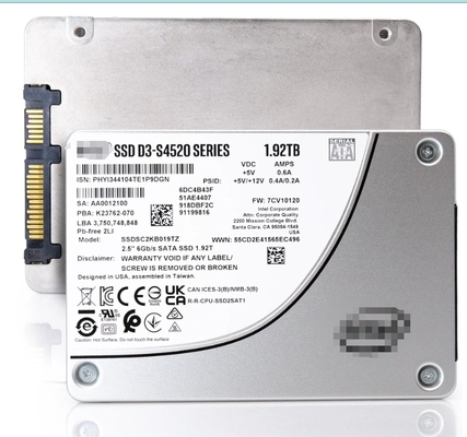 SSDSC2KB019TZ01 Intel D3-S4520 1,92 TB Solid State Drive - 2,5&quot; wewnętrzny - SATA (SATA/600)