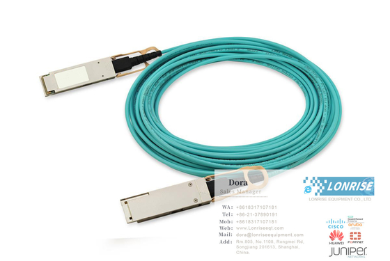 Kable AOC 02311KNQ QSFP-100G-AOC-10M Aktywny kabel optyczny QSFP28 100G (850nm 10m AOC) gotowy do użycia