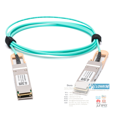 Kable AOC 02311KNQ QSFP-100G-AOC-10M Aktywny kabel optyczny QSFP28 100G (850nm 10m AOC) gotowy do użycia