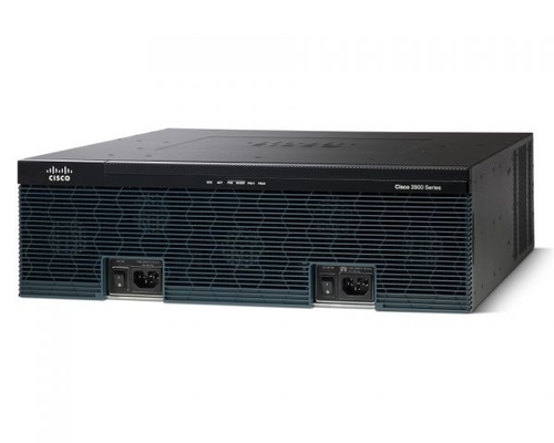 CISCO 3925 K9 Router 3900 serii ISR G2 może być uaktualniony dla jeszcze wyższej wydajności jako środowisko WAN nowej generacji