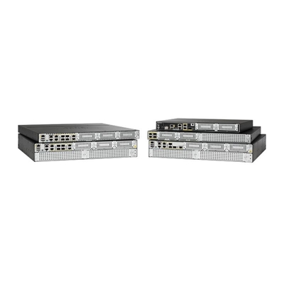 ISR4461 K9 Cisco Router ISR 4461 z 4 wbudowanymi gniazdkami GE 3 NIM ISC 3 SM 8 GB pamięci flash domyślnie