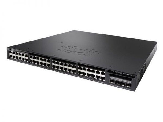 WS C3650 48PS S Katalizator 3650 48 10 100 1000 Ethernet PoE Porty 4 1G Uplinks Layer 3 Switching IP Base IOS Managed