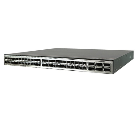 CE6863E-48S6CQ-F Huawei CloudEngine 6800 48*25G SFP28, 6*100G QSFP28, 2* zasilacz prądu przemiennego, wylot powietrza z boku portu