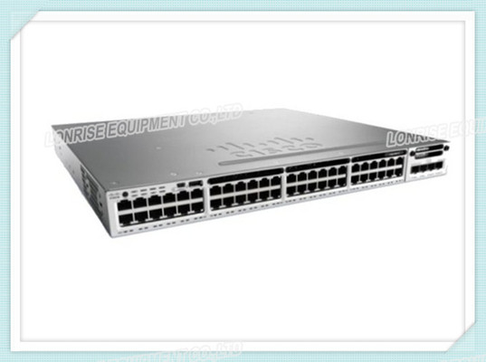 Ethernet Network Switch WS-C3850-48P-L Cisco Catalyst 3850 48 Port PoE LAN Base to nowej generacji układany przełącznik na poziomie przedsiębiorstwa i zintegrowany z 48 portami Ethernet POE + z ulepszalnym L