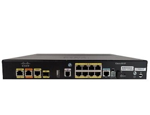 Router Cisco C891F-K9 1 SFP 4 POE Security Wireless Controller AVC WAN