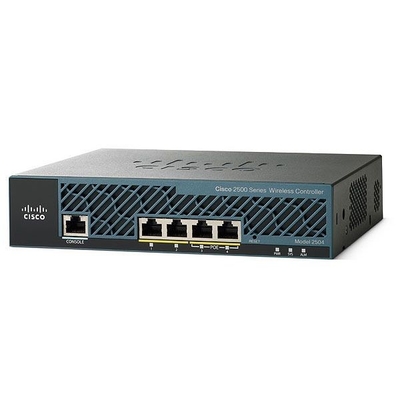50 licencji AP Bezprzewodowe kontrolery LAN Cisco serii 2500 AIR-CT2504-50-K9