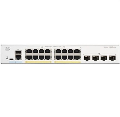 Cisco C1300-16P-4X 16x 10/100/1000 Porty PoE+ Porty z budżetem mocy 120W 4x 10 Gigabit SFP+