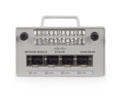 C9300 NM 4G Catalyst 9300 Moduły i karty Katalizator 9300 4 x 1ge Moduł sieciowy dla portów łącza w górę przełączników Cisco Catalyst 9300