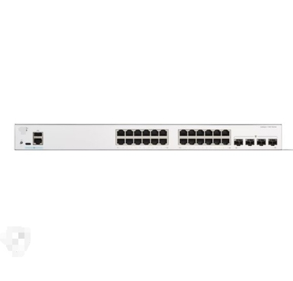 C1200-24T-4X Cisco C1200-24T-4X 24x 10/100/1000 portów z 195W budżetem zasilania, 4x10 Gigabit SFP, montaż rack