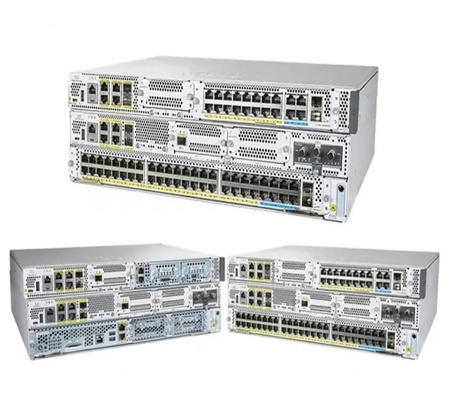 C8300-1N1S-6T - Cisco Catalyst 8300 Series Edge Platforms Series C8300 1RU w/ 10G WAN (1 gniazdo SM i 1 gniazdo NIM oraz 6 x 1-Gigabit Ethernet ports)