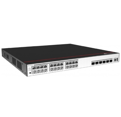 S5735-S24T4XE-V2 24*10/100/1000 Porty Base-T 4*10GE Porty SFP+ 2*12GE Stack Porty PoE+ bez modułu zasilania