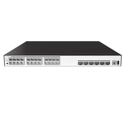 S5735-S24T4XE-V2 24*10/100/1000 Porty Base-T 4*10GE Porty SFP+ 2*12GE Stack Porty PoE+ bez modułu zasilania