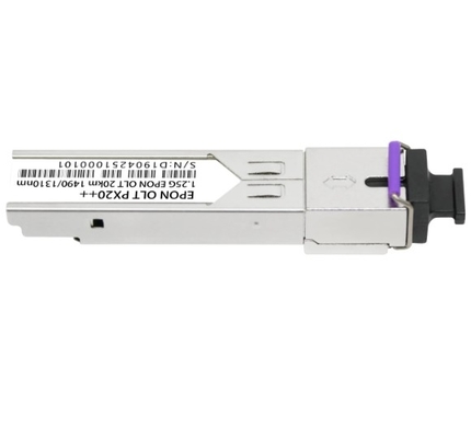 EPON OLT PX20+ 20km Tx 1490nm 1.25G Rx 1310nm 1.25G SFP Wykładnik przyjmujący SC/UPC