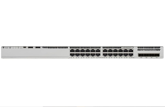 C9200L-24T-4G-E 48-port 10/100/1000 Ethernet Switch z 4 1G Uplinks oferujący zaawansowane zarządzanie siecią i bezpieczeństwo z podstawowymi funkcjami sieci