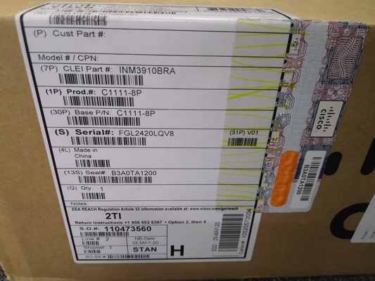 Router Cisco ISR 1100 C1111-8P, 8 portów, podwójny GE WAN, 1 Gb/s